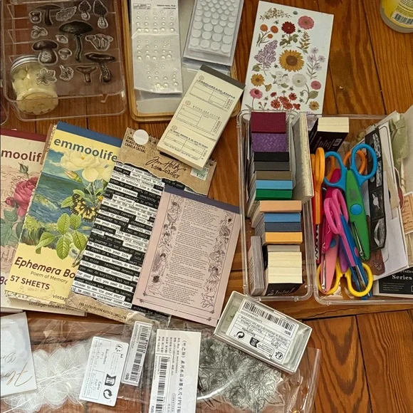 Stationary Journal Scrapbooking Supplies. Full set